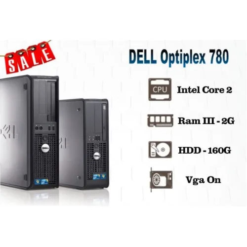 Máy bộ dell Optiplex 380 - 780 Q9550 / 4g / 250g  SFF